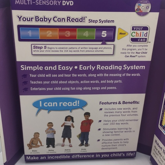 Your Baby Can Read Early Reading System Robert Titzer Ph.D Volume 5 New Sealed - Picture 5 of 9